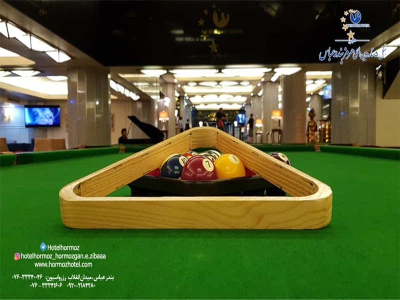 Billiard training for ladies and gentleman at any age at Hormoz Hotel